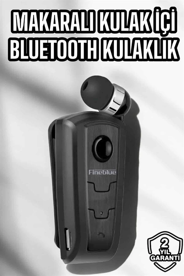 BUĞZ Makaralı Bluetooth Kulaklık Kulak İçi Android iOS Uyumlu Titreşimli BUĞZ Makaralı Bluetooth Kulaklık Kulak İçi Android iOS Uyumlu Titreşimli