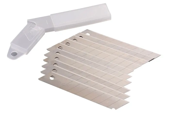BUĞZ Maket Bıçağı - Falçata Ağzı - Yedeği Kalın 18mm - 10 Adet