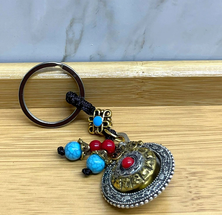 BUĞZ MANTRA ÇARKI ŞANS ANAHTARLIK