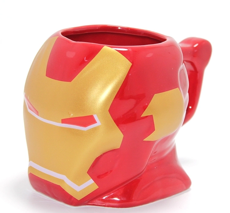 BUĞZ Marvel Iron Man 3d Kabartmalı Kask Tasarımlı Kupa Bardak Alk4541