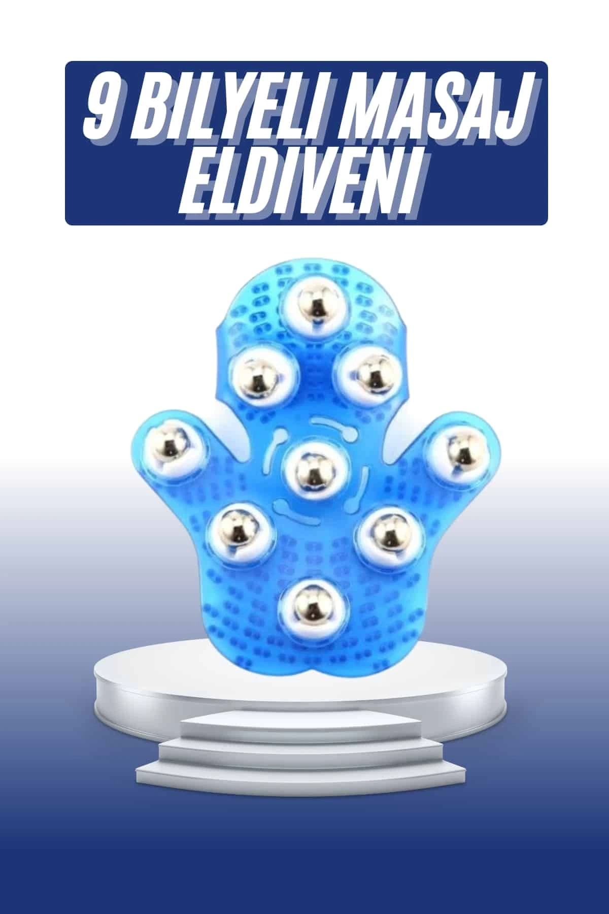 BUĞZ Masaj Aleti El Şeklinde Omuz Bacak Bilyeli Masaj Eldiveni El Şekilli