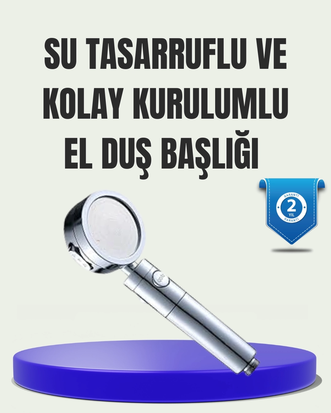 BUĞZ Masaj ve Yağmur Modlu Su Tasarruflu Duş Başlığı