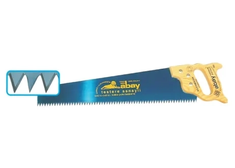BUĞZ Mavi Çelik Pala Testere 50 Cm - Ahşap Sap
