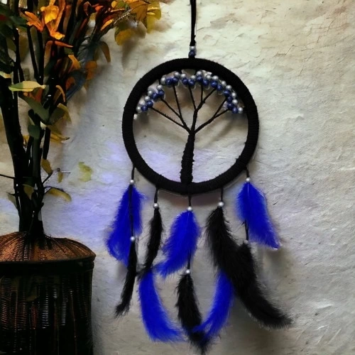 BUĞZ Mavi İncili Hayat Ağacı Dream Catcher