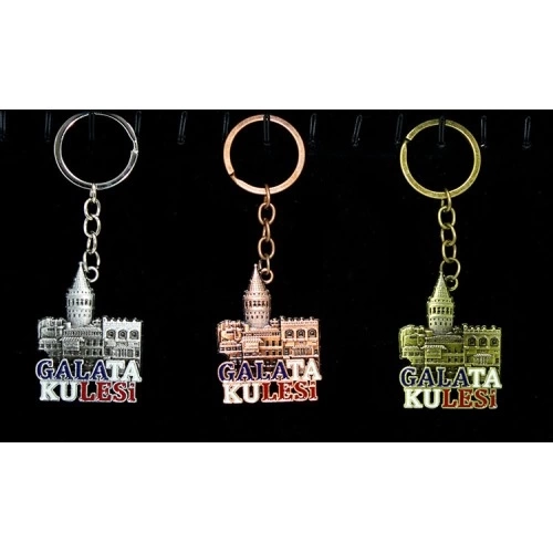 BUĞZ Metal Galata Kulesi Anahtarlık Model 2 BUĞZ Metal Galata Kulesi Anahtarlık Model 2