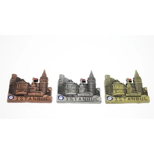 BUĞZ Metal İstanbul Temalı Yöresel Magnet Model 3
