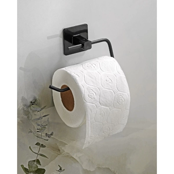 BUĞZ Metal Siyah Tuvalet Kağıtlığı BUĞZ Metal Siyah Tuvalet Kağıtlığı
