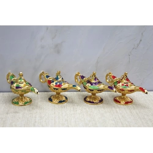 BUĞZ Mineli Metal Alaaddin Lambası Model 1