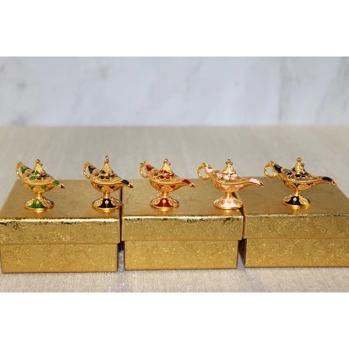 BUĞZ Mineli Metal Alaaddin Lambası Model 6