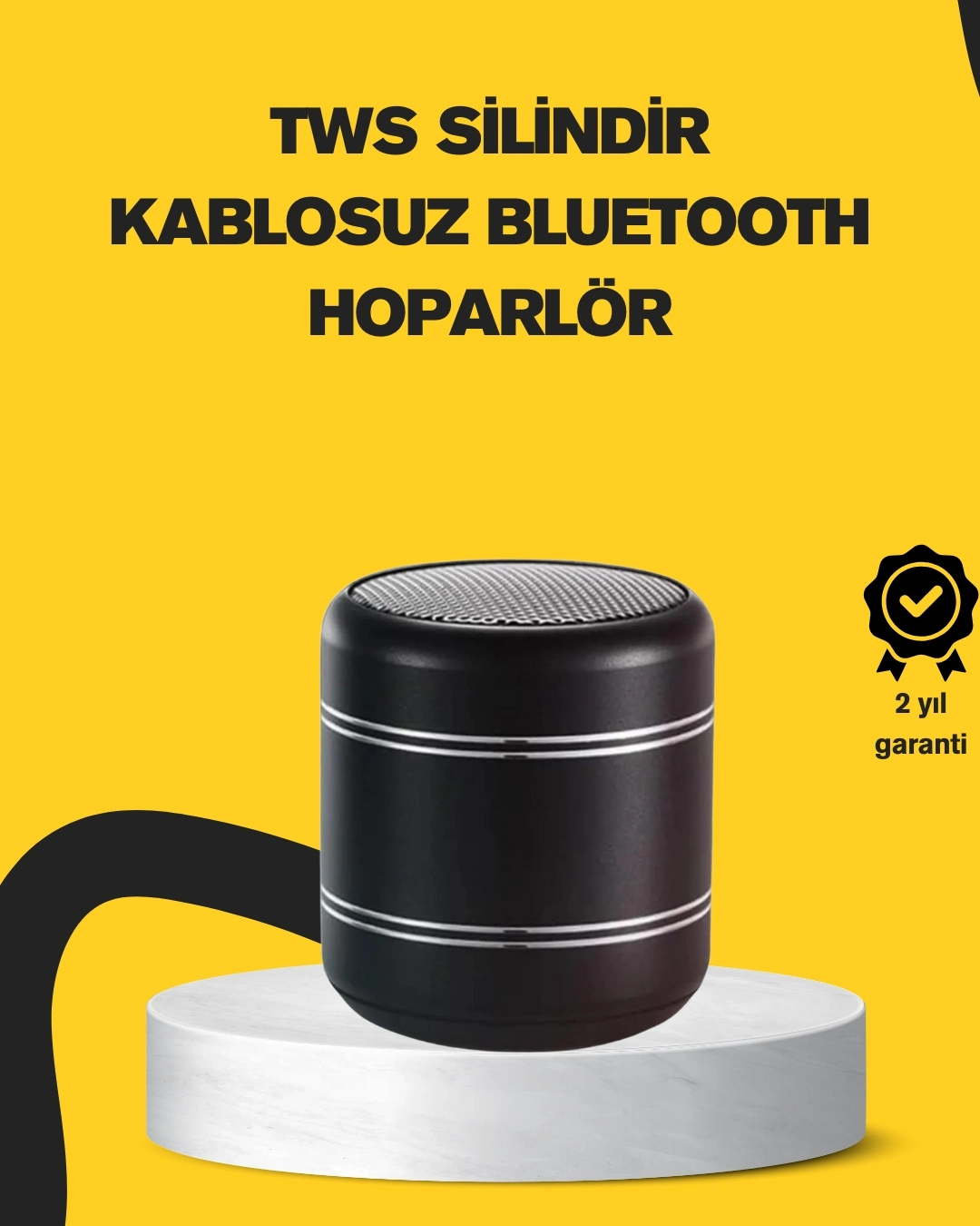 BUĞZ Mini Alüminyum Bluetooth Hoparlör Yüksek Bas Performansı