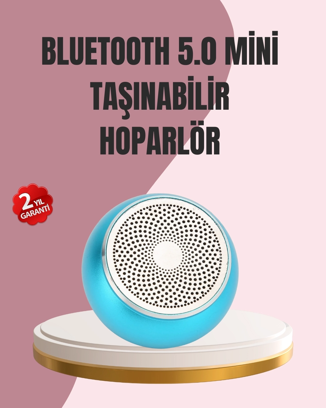 BUĞZ Mini Bluetooth Speaker | Uzun Pil Ömrü, Şık ve Hafif Tasarım