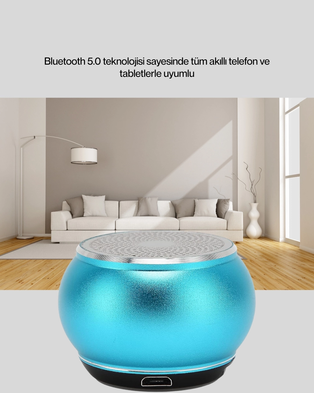BUĞZ Mini Bluetooth Speaker | Uzun Pil Ömrü, Şık ve Hafif Tasarım
