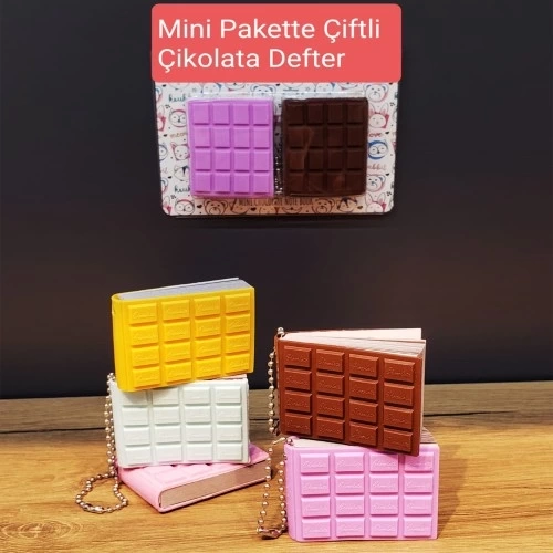 BUĞZ Mini Çiftli Çikolata Not Defteri