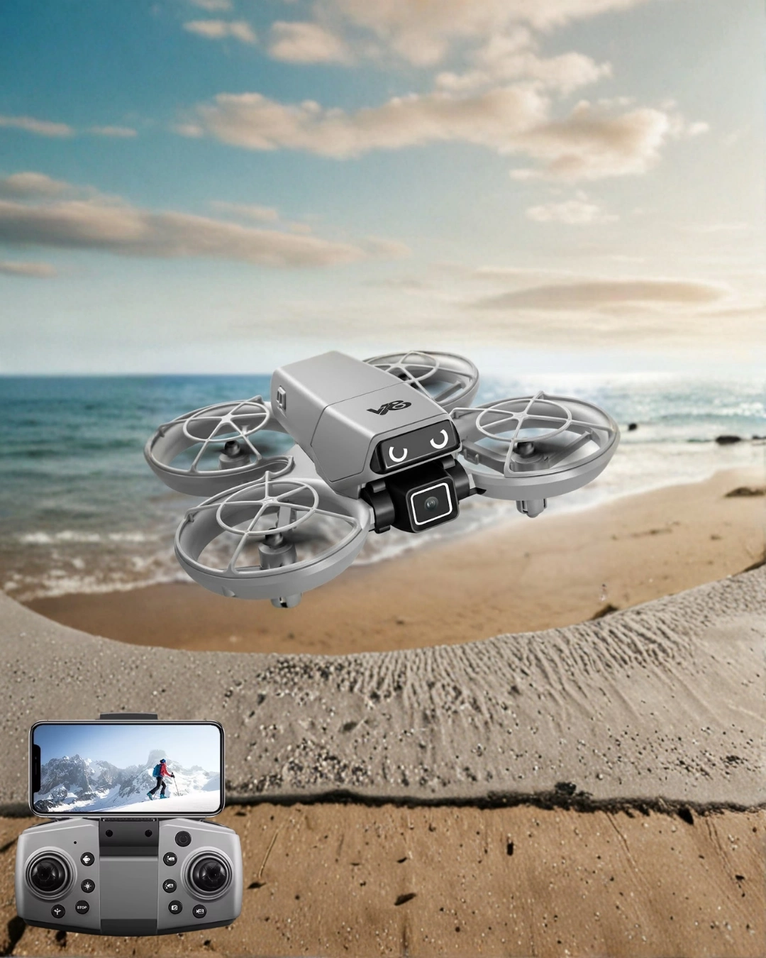 BUĞZ Mini Drone Fotoğraf ve Video Çekimli Optical Hover Sistemli