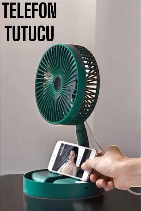 BUĞZ Mini Fan Soğutucu Telefon Tutucu Vantilatör
