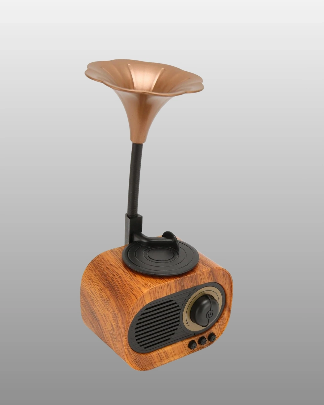 BUĞZ Mini Nostaljik Bluetooth Hoparlör FM Radyo 8 Saat Batarya