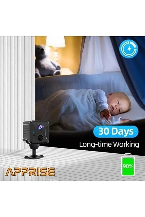 BUĞZ Mini Pır Sensörlü Algılamalı Sesli Konuşmalı 1080p Hd Wifi Kamera
