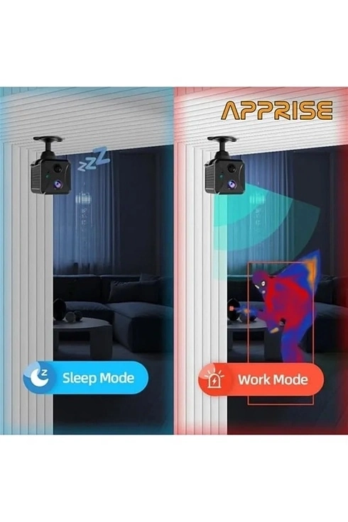 BUĞZ Mini Pır Sensörlü Algılamalı Sesli Konuşmalı 1080p Hd Wifi Kamera