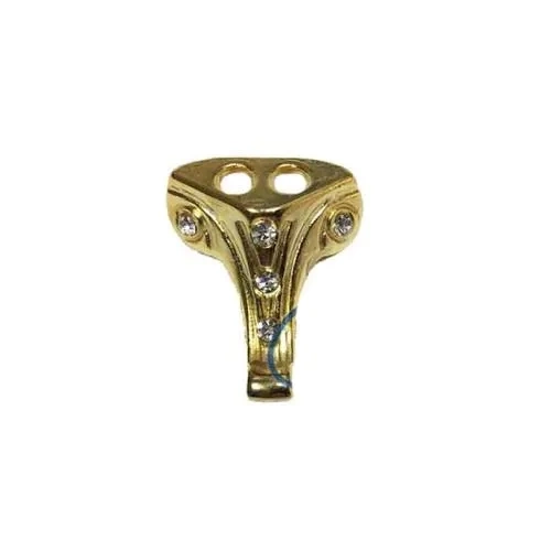 BUĞZ Moda Taşlı Ahşap, Mdf, Sunta Sandık Ayağı, Kutu Ayak 1,5 Cm - Sarı