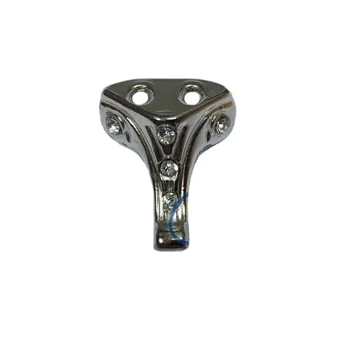 BUĞZ Moda Taşlı Ahşap, Mdf, Sunta Sandık Ayağı, Kutu Ayak 2,5 Cm - Nikel