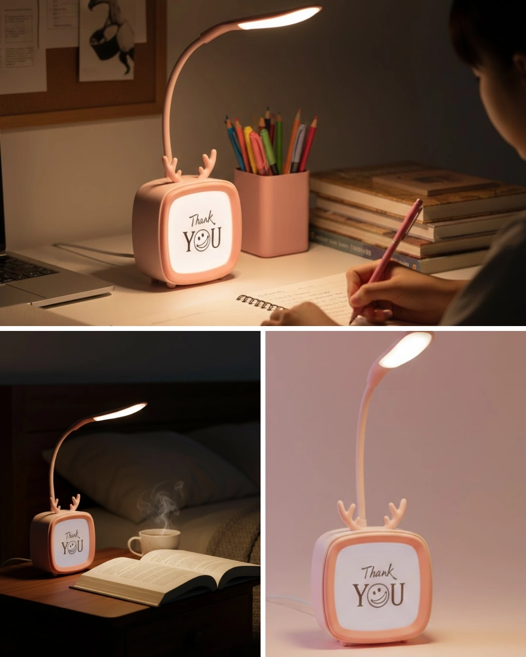 BUĞZ Modern Tasarımlı Şarj Edilebilir LED Gece Lambası