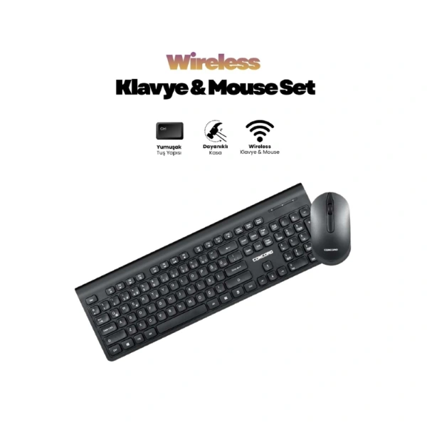BUĞZ MULTİMEDYA Q KLAVYE VE MOUSE SETİ