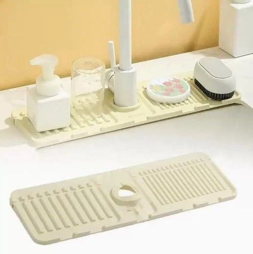 BUĞZ Mutfak Banyo Lavabo Kenarı Silikon Mat  - Stokta Olan Renk Gönderilir