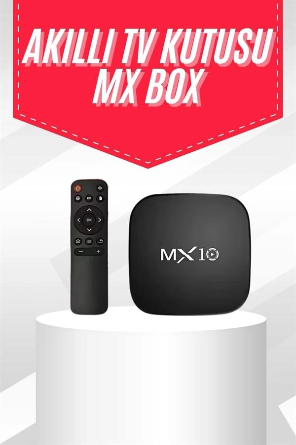 BUĞZ Mx Box Android Tv Media Sound 4K Ultra HD Görüntü Kaliteli
