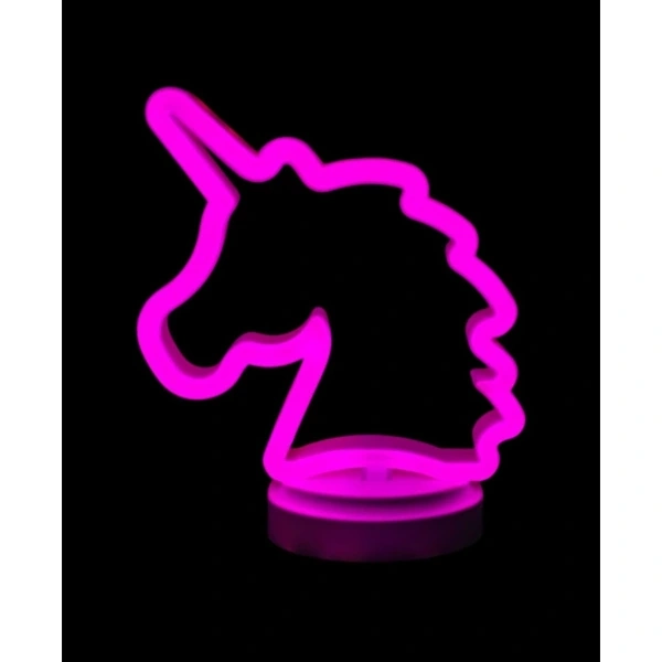 BUĞZ Neon Işıklı Unicorn Masa Gece Lambası
