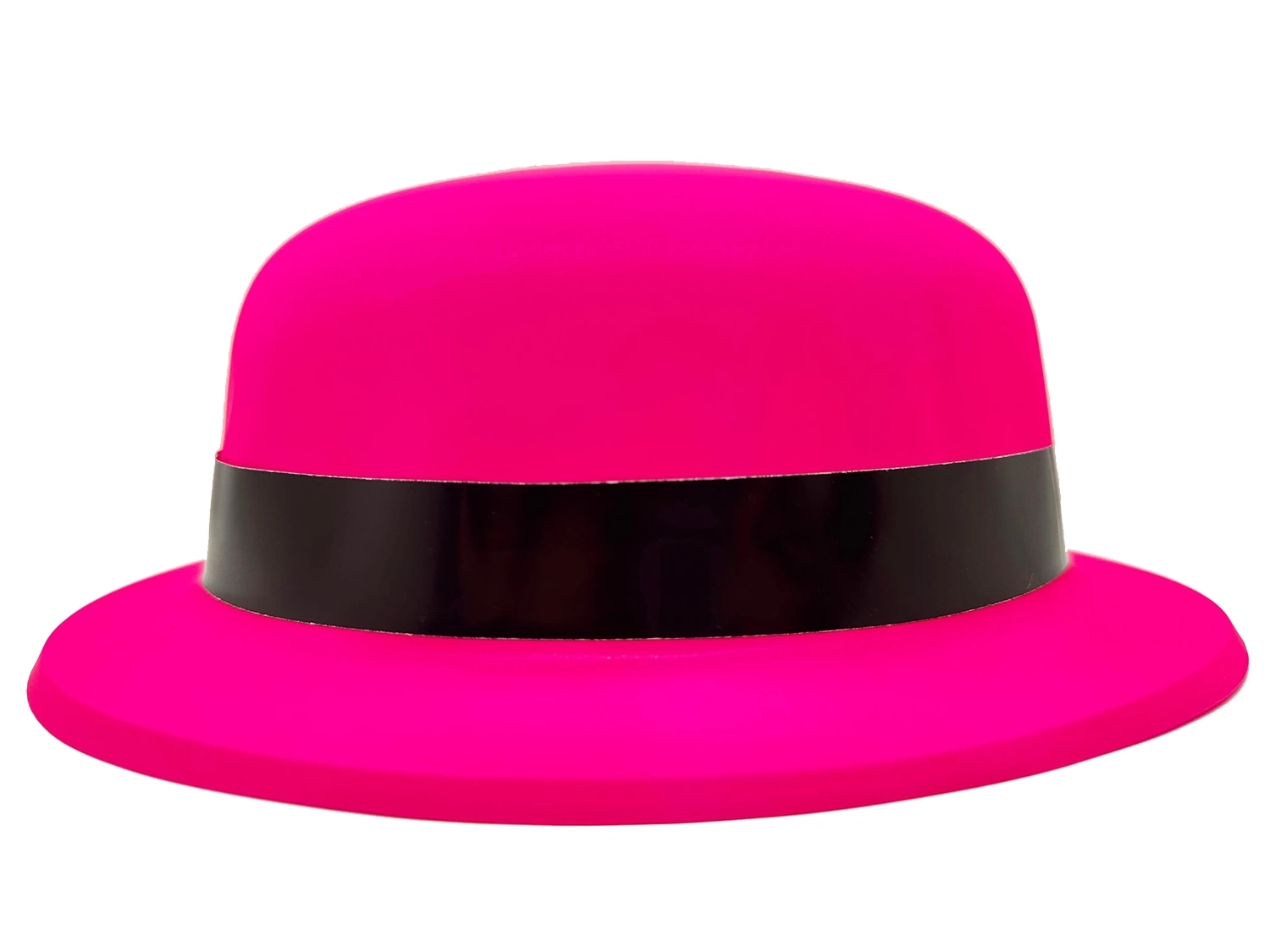 BUĞZ Neon Partisi Pembe Renk Melon Plastik Parti Şapkası
