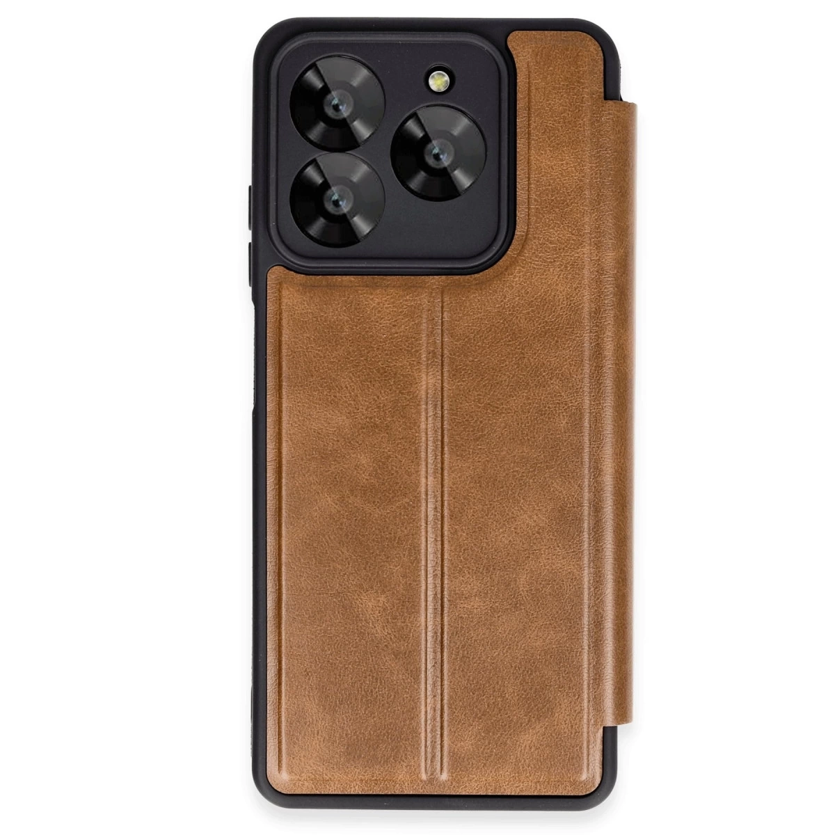 BUĞZ General Mobile Era 30 Kılıf Flip Cover - Taba
