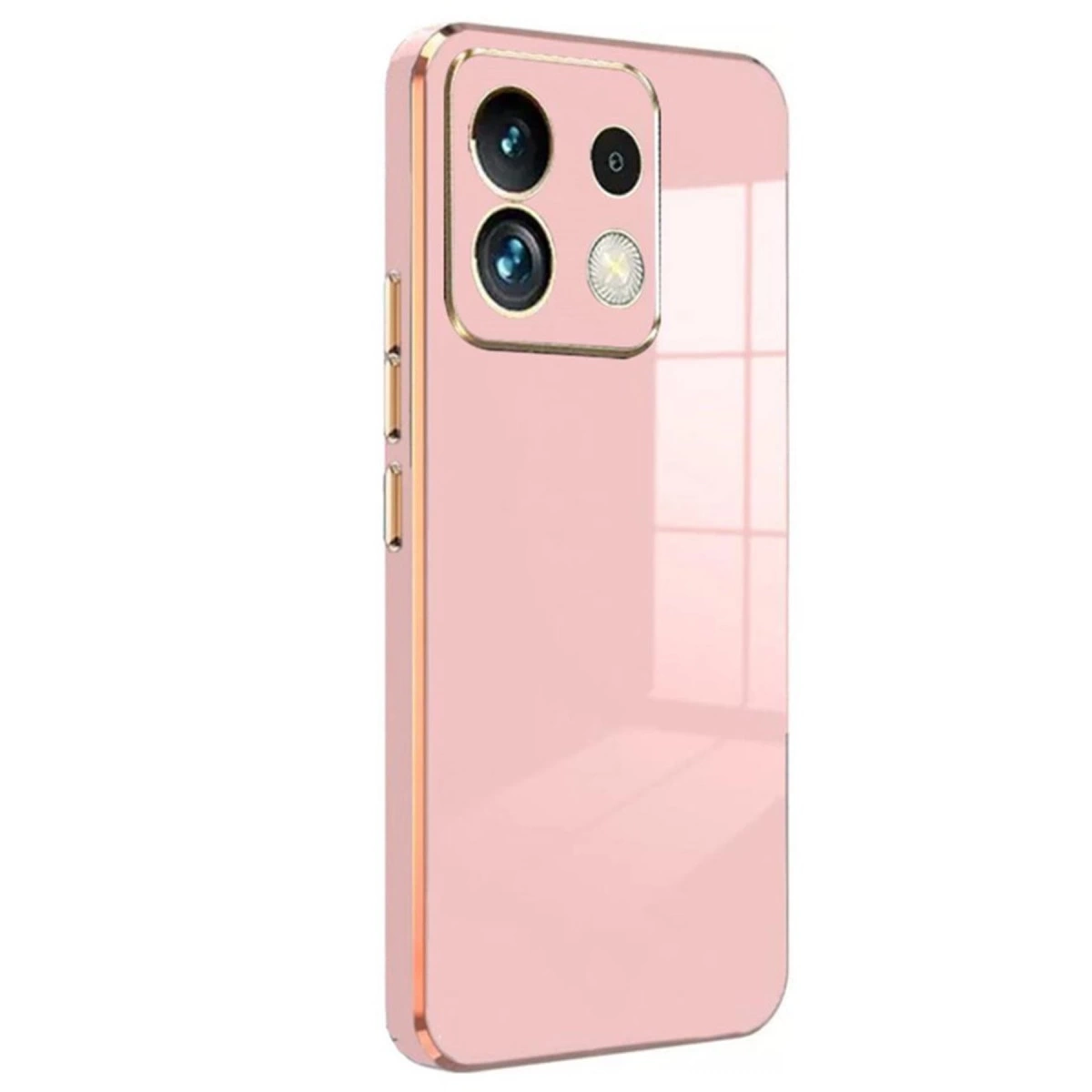 BUĞZ Xiaomi Redmi Note 13 5g Kılıf Volet Silikon - Pembe