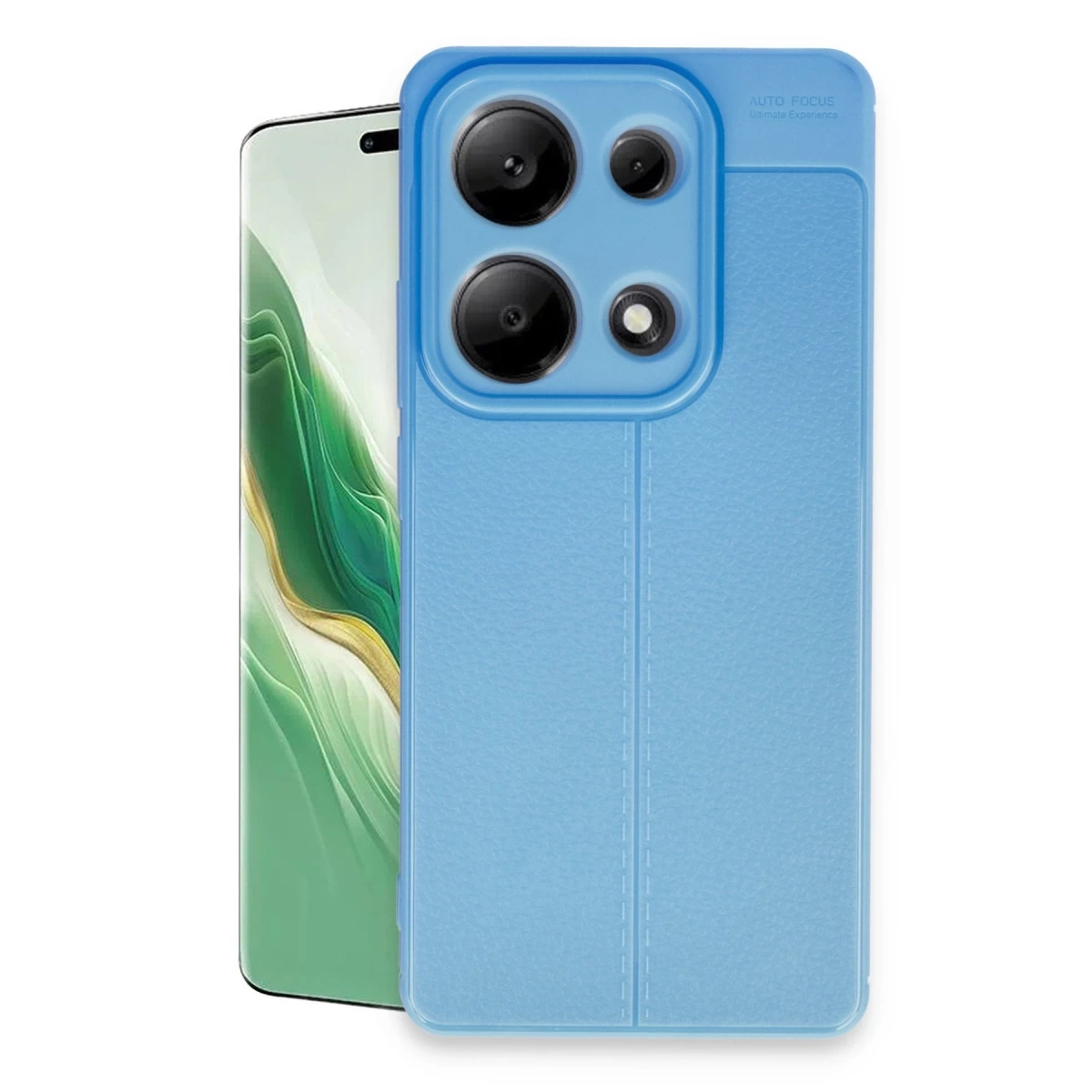 BUĞZ Xiaomi Redmi Note 13 Pro 4g Kılıf Auto Focus Kapak - Mavi