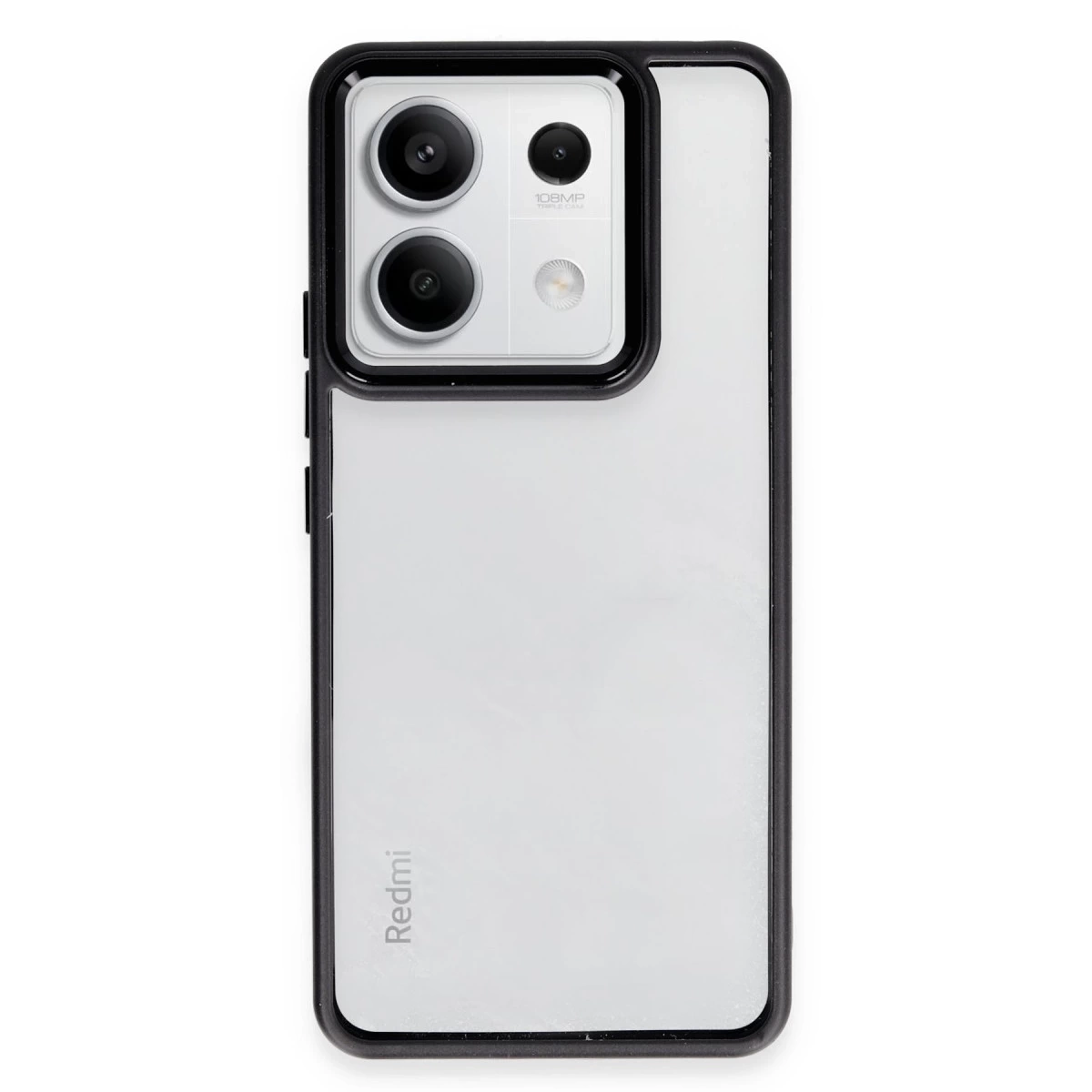 BUĞZ Xiaomi Redmi Note 13 Pro 4g Kılıf Power Silikon - Siyah