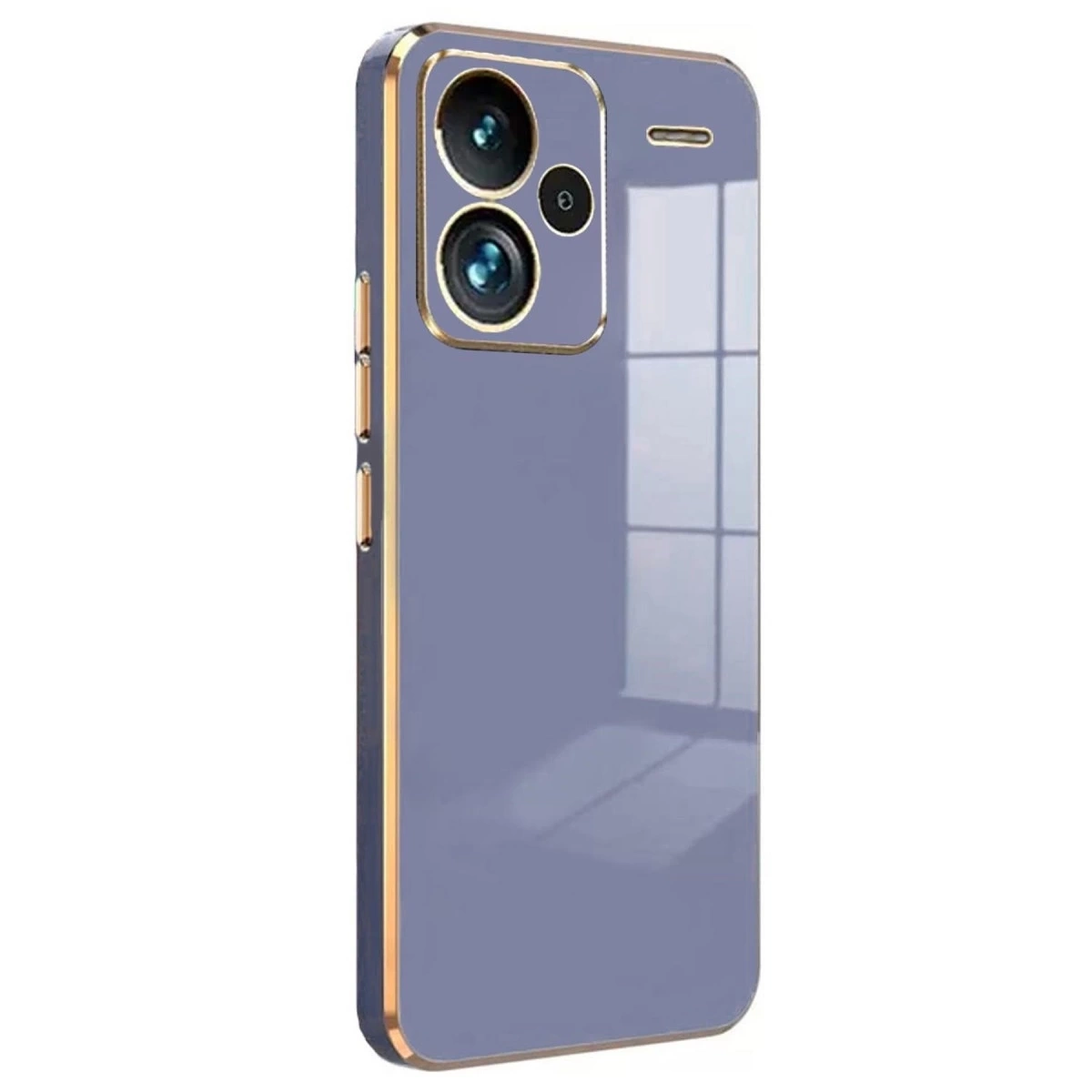 BUĞZ Xiaomi Redmi Note 13 Pro Plus Kılıf Volet Silikon - Mavi