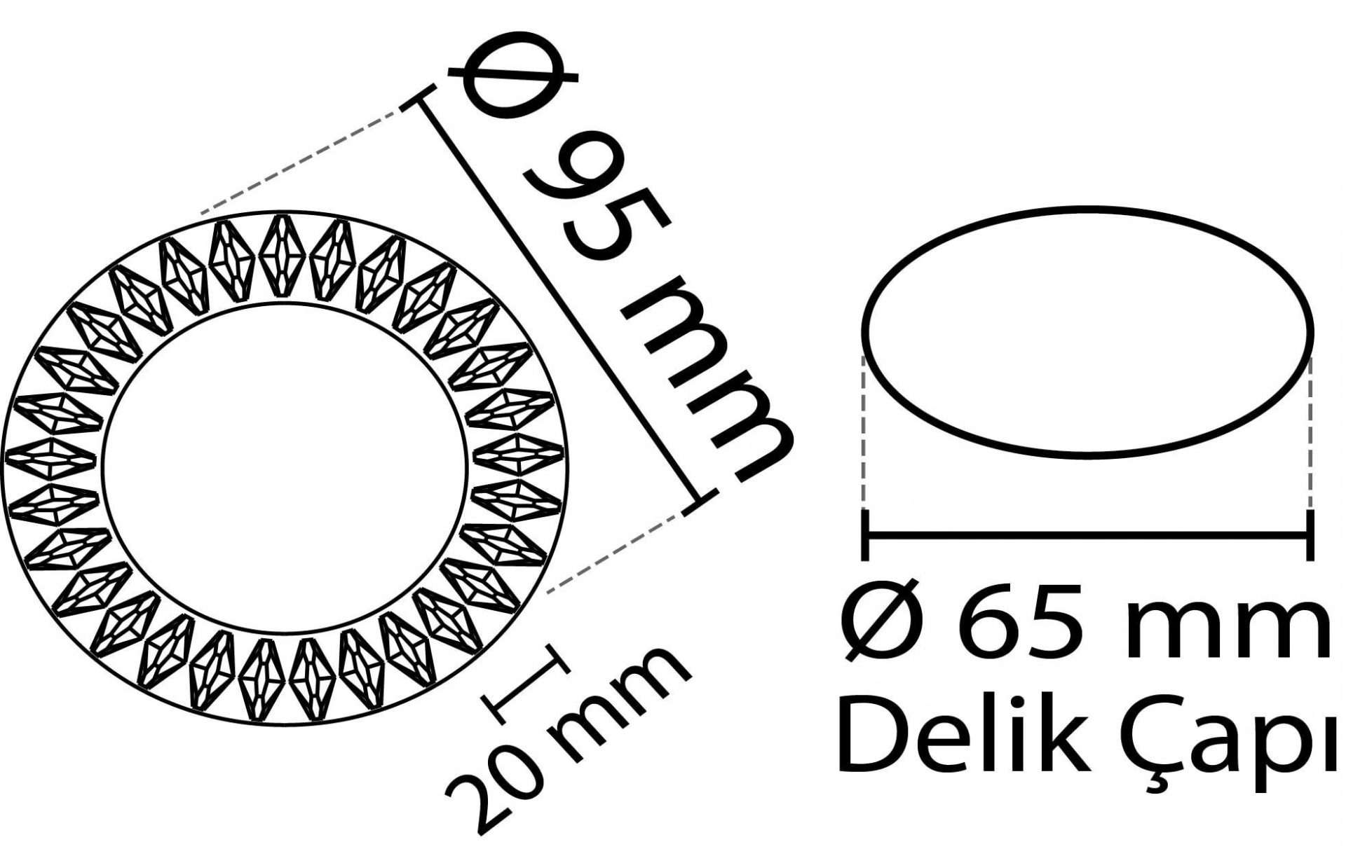 BUĞZ NOAS YL65 1641 Hermes Cam Spot Kasası