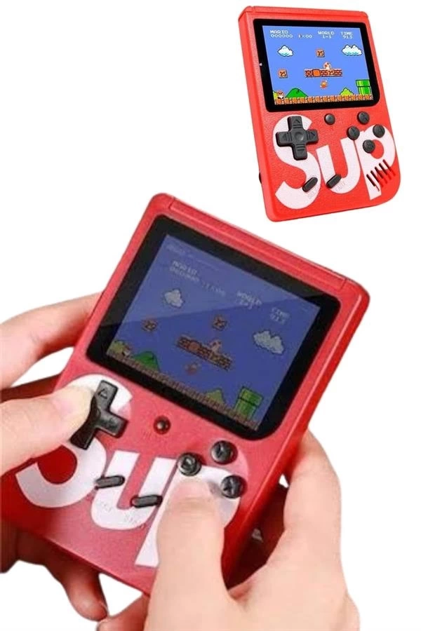 BUĞZ Nostalji Oyunlu Mini Atari Gamebox 400 Oyunlu El Atarisi