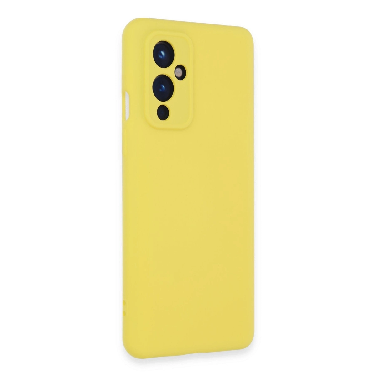 BUĞZ One Plus 9 Kılıf Nano İçi Kadife Silikon - Sarı