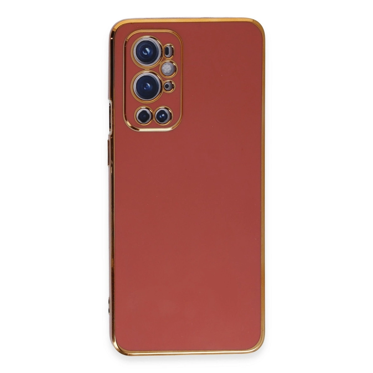 BUĞZ One Plus 9 Pro Kılıf Volet Silikon - Kırmızı