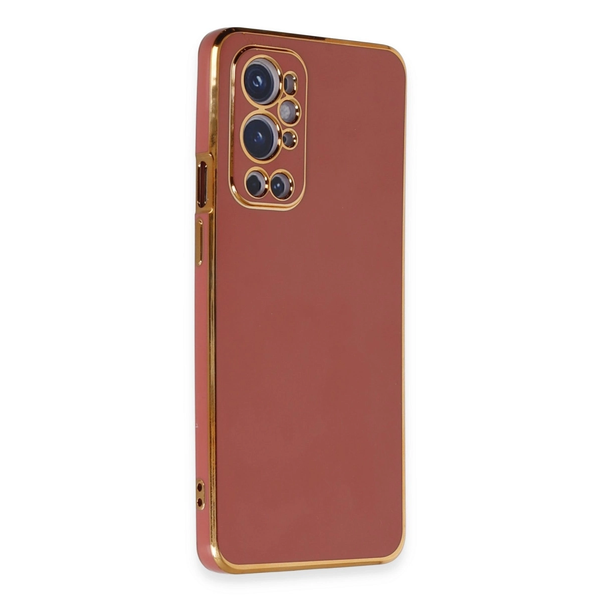 BUĞZ One Plus 9 Pro Kılıf Volet Silikon - Kırmızı