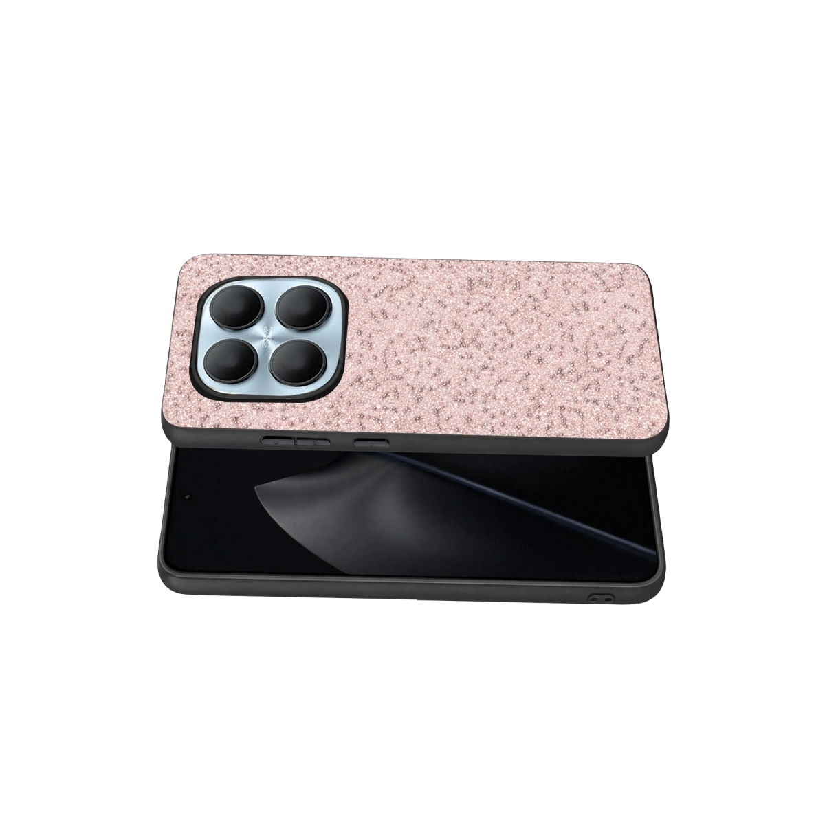 BUĞZ Onegif Xiaomi Redmi Note 15 Pro 4g Bright Simli Kapak - Pembe
