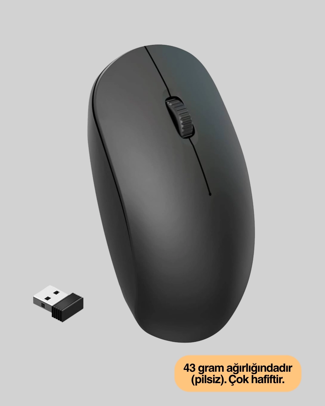 BUĞZ Optik Sensörlü Sessiz Fare – Geniş Uyumluluk ve Ergonomik Yapı BUĞZ Optik Sensörlü Sessiz Fare – Geniş Uyumluluk ve Ergonomik Yapı