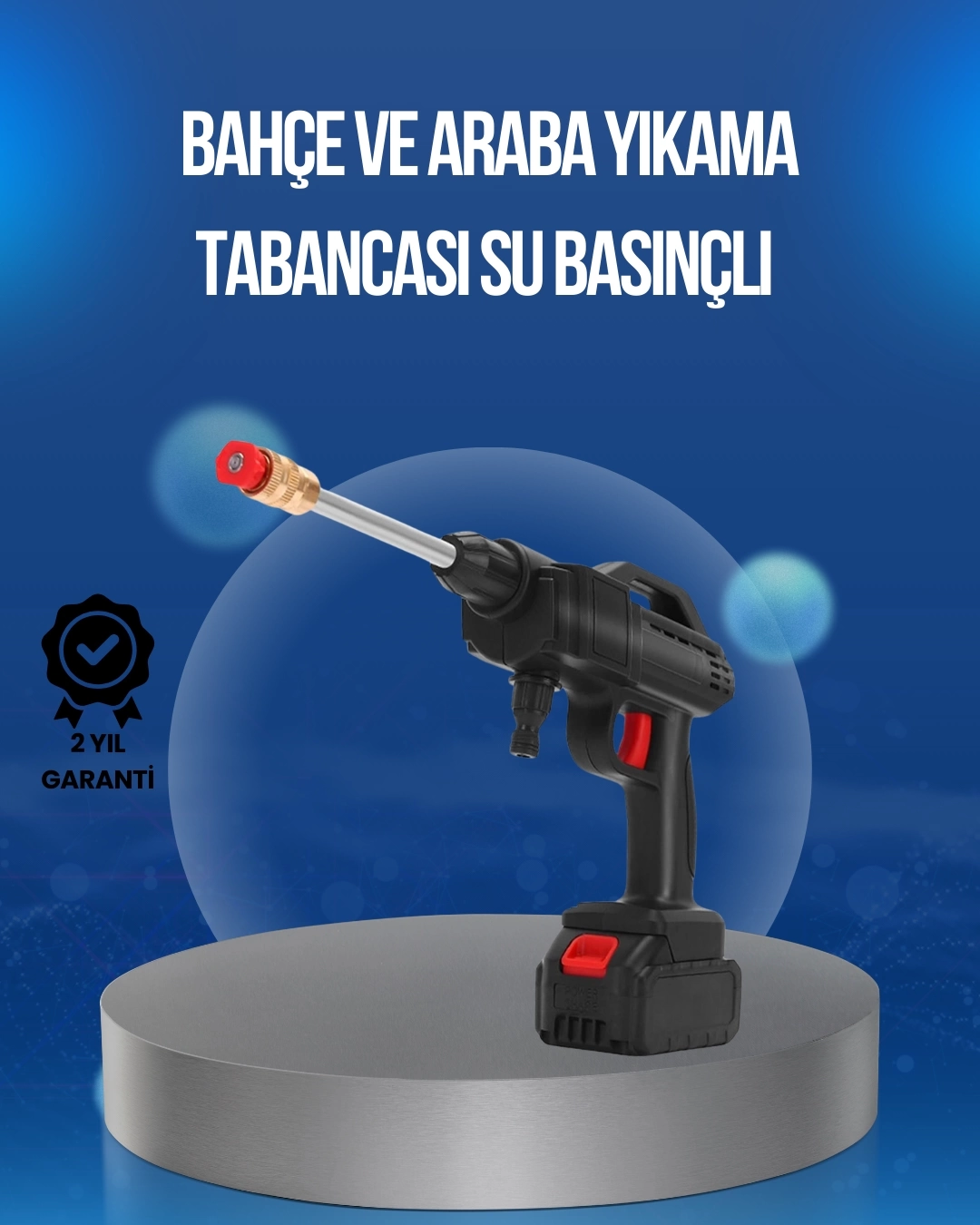 BUĞZ Orijinal 2025 48V Şarjlı Basınçlı Temizlik Tabancası A Kalite Seri