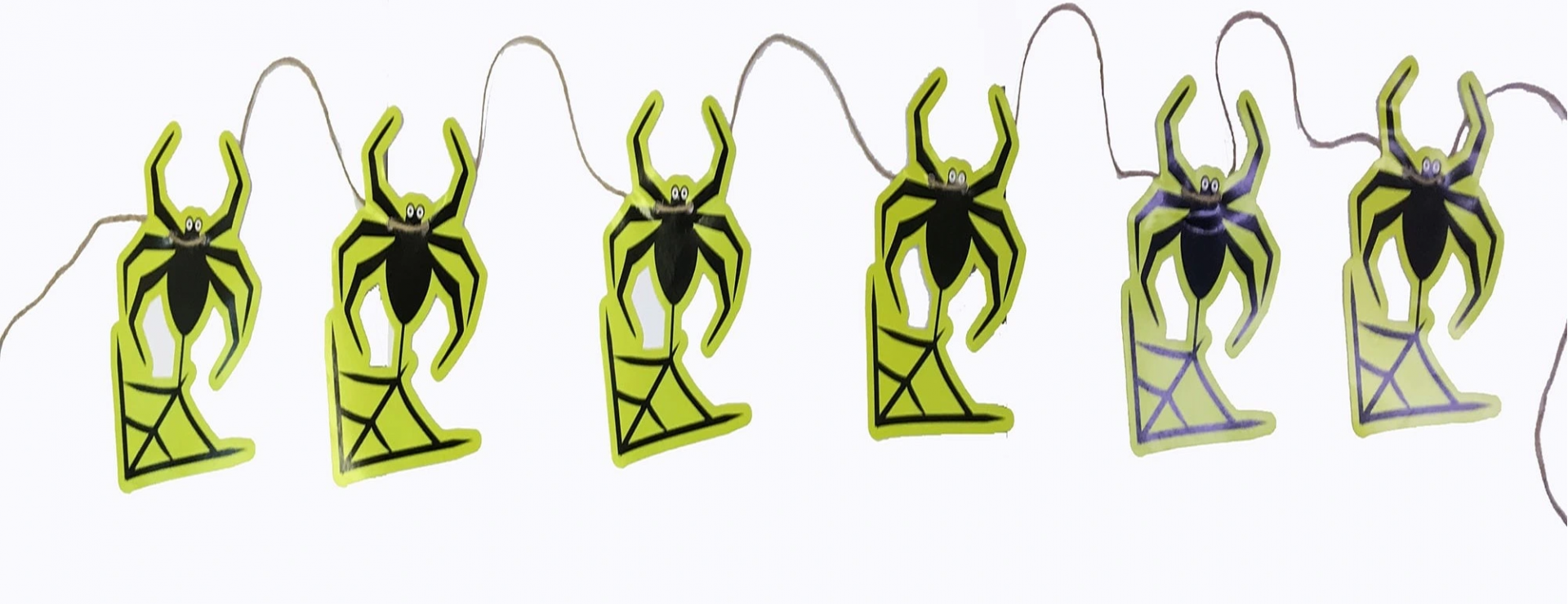BUĞZ ÖRÜMCEK ŞEKİLLİ ASMALI HALLOWEEN FLAMA BANNER AFİŞ 2 METRE