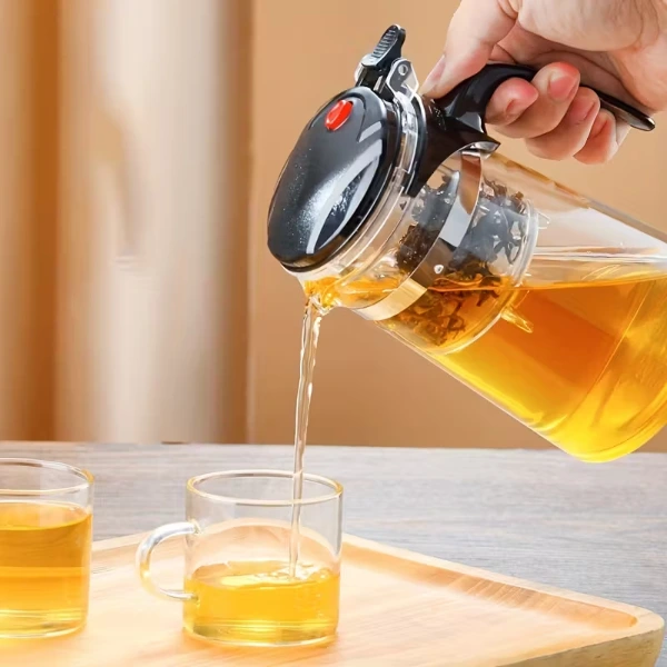 BUĞZ OTOMATİK BASMALI DEMLİK 900 ML BUĞZ OTOMATİK BASMALI DEMLİK 900 ML