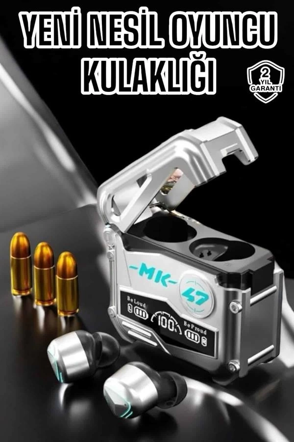 BUĞZ Oyuncu Kulaklığı Bluetooth Bağlantılı ANC Özelliği 5.0 Bluetooth