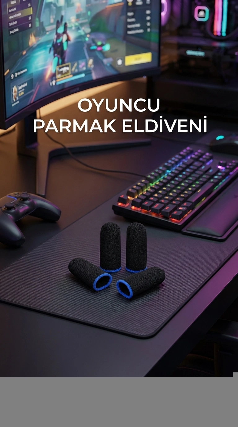 BUĞZ Oyuncu Parmaklık Eldiven Hassas Kontrol Konforlu