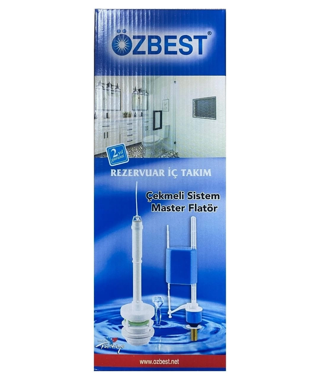 BUĞZ Özbest Su Tasarruflu Klozet Sifon Çekmeli Rezervuar İç Takımı