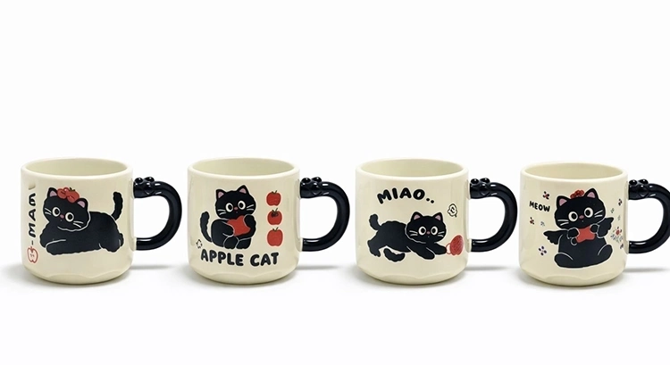 BUĞZ Özel Tasarım 3d Kedi Figürlü Kupa Bardak Alk5032 BUĞZ Özel Tasarım 3d Kedi Figürlü Kupa Bardak Alk5032
