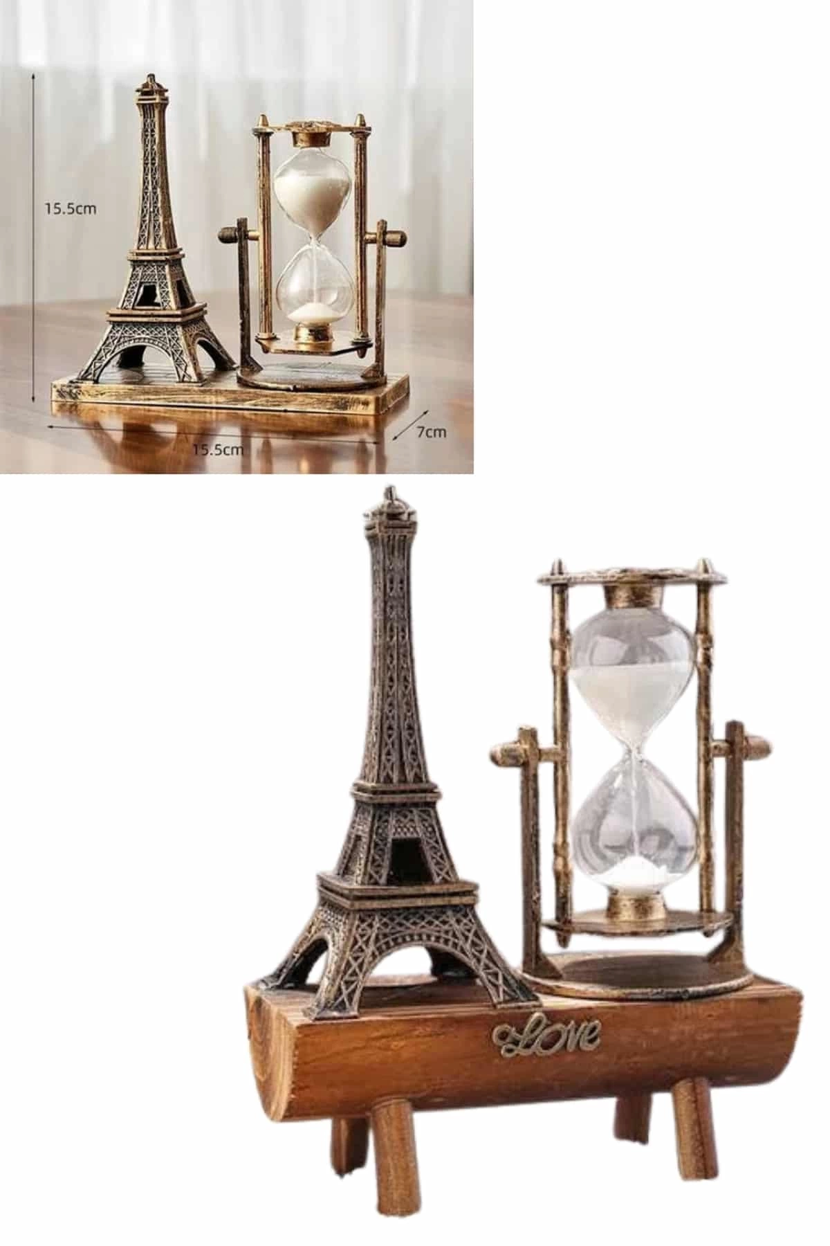 BUĞZ Paris Eyfel Kulesi Hediyelik Eyfel Retro Kum Saati Dekoratif Eşya BUĞZ Paris Eyfel Kulesi Hediyelik Eyfel Retro Kum Saati Dekoratif Eşya